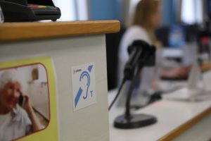 Readers with hearing aids can use hearing loops at Tallinn Central Library